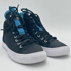 Converse Chuck Taylor Lightweight Mesh Ultra Mid High Top Black Blue M:7 W:9